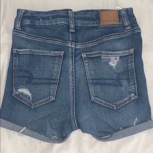 AEO Curvy Hi Rise Shortie Shorts